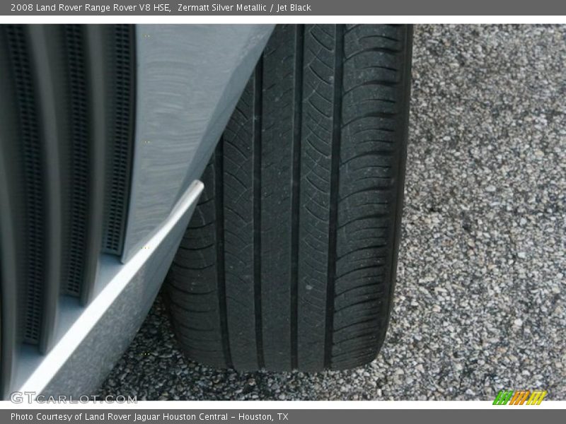 Zermatt Silver Metallic / Jet Black 2008 Land Rover Range Rover V8 HSE