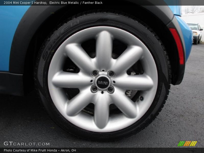 Electric Blue Metallic / Panther Black 2004 Mini Cooper S Hardtop