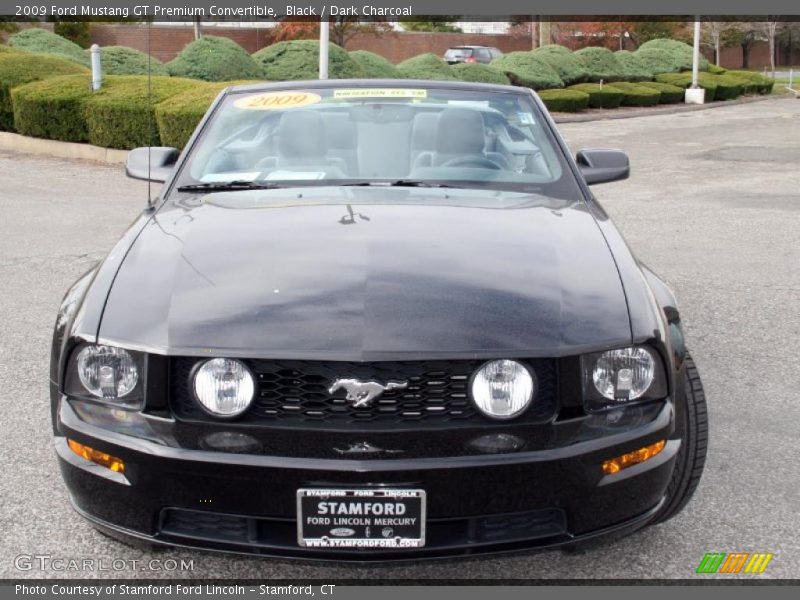 Black / Dark Charcoal 2009 Ford Mustang GT Premium Convertible