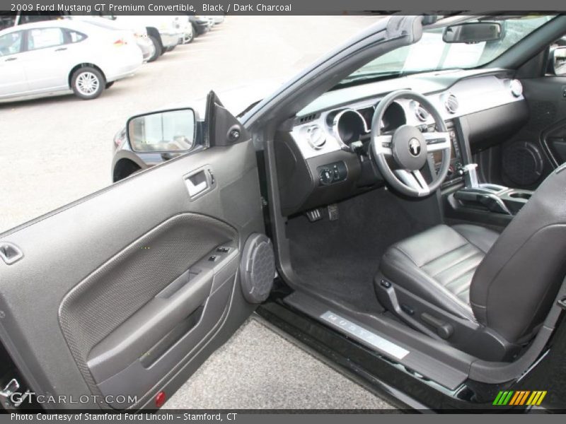 Dark Charcoal Interior - 2009 Mustang GT Premium Convertible 
