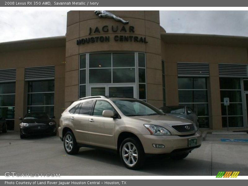 Savannah Metallic / Ivory 2008 Lexus RX 350 AWD