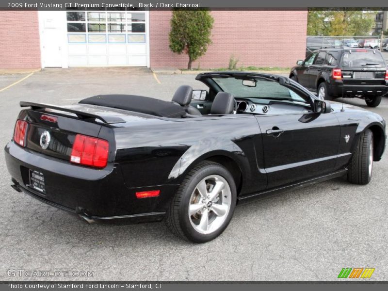 Black / Dark Charcoal 2009 Ford Mustang GT Premium Convertible