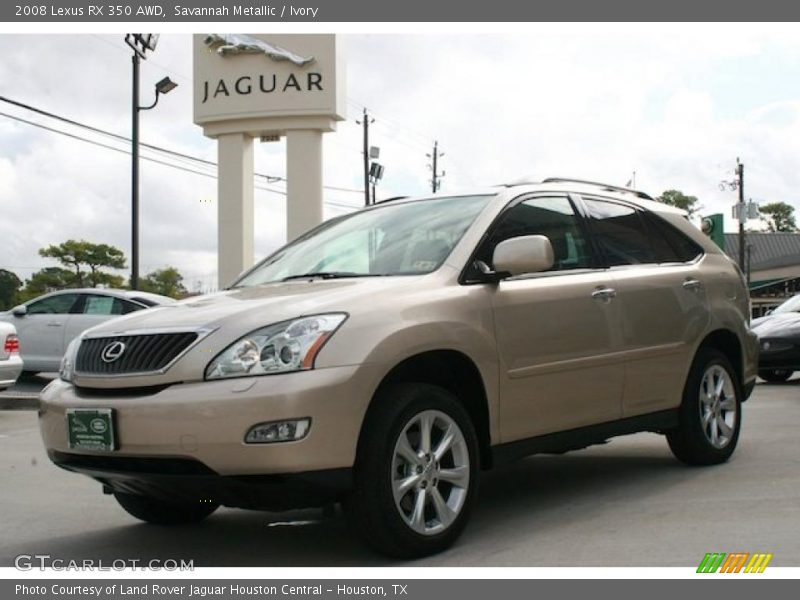 Savannah Metallic / Ivory 2008 Lexus RX 350 AWD