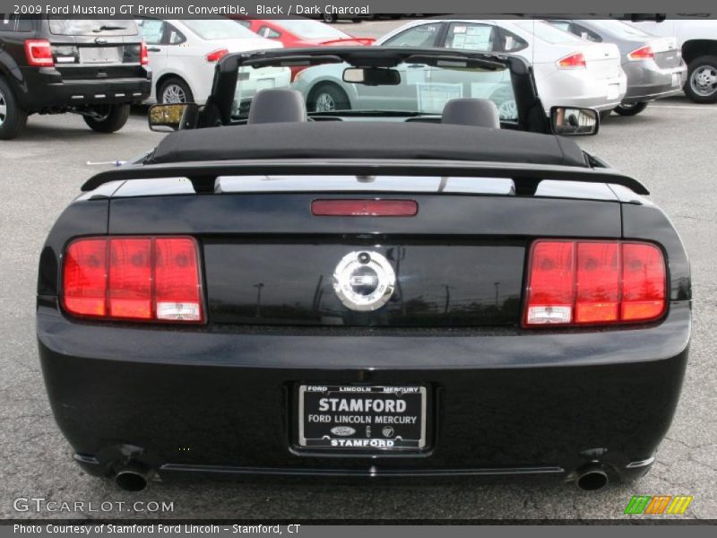Black / Dark Charcoal 2009 Ford Mustang GT Premium Convertible