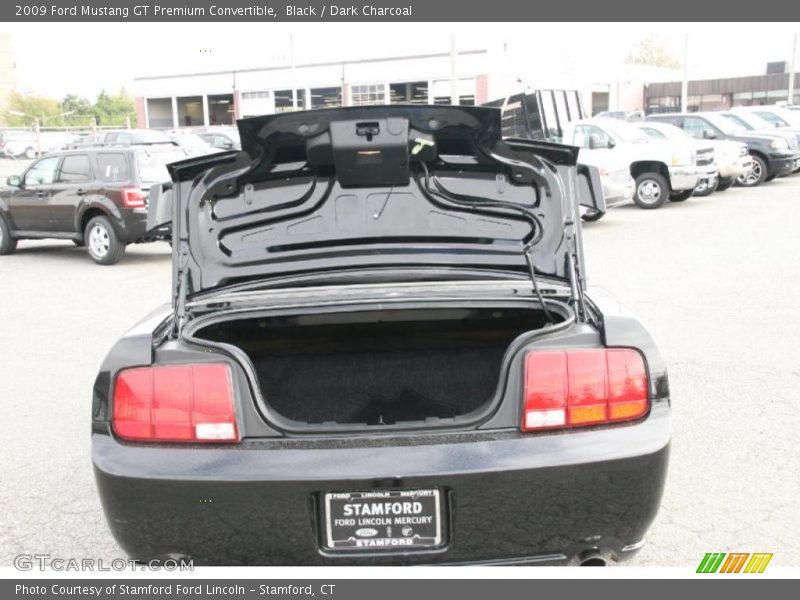 Black / Dark Charcoal 2009 Ford Mustang GT Premium Convertible