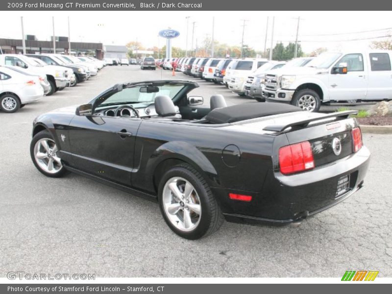 Black / Dark Charcoal 2009 Ford Mustang GT Premium Convertible