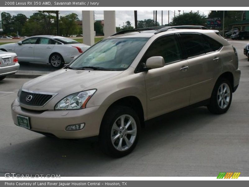 Savannah Metallic / Ivory 2008 Lexus RX 350 AWD