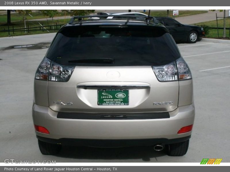 Savannah Metallic / Ivory 2008 Lexus RX 350 AWD