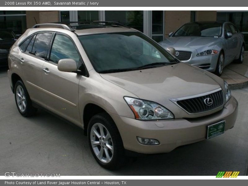 Savannah Metallic / Ivory 2008 Lexus RX 350 AWD