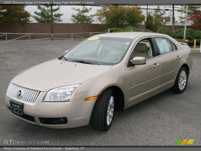 Dune Pearl Metallic / Camel 2007 Mercury Milan V6 Premier