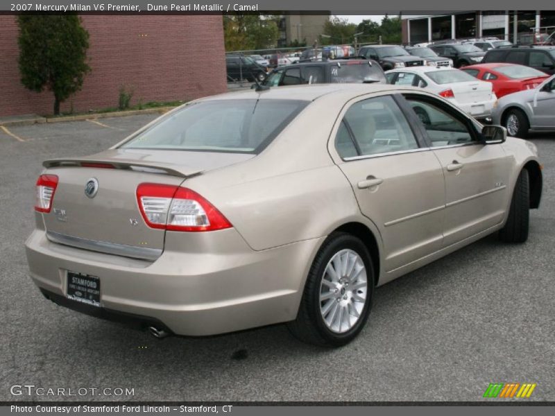 Dune Pearl Metallic / Camel 2007 Mercury Milan V6 Premier