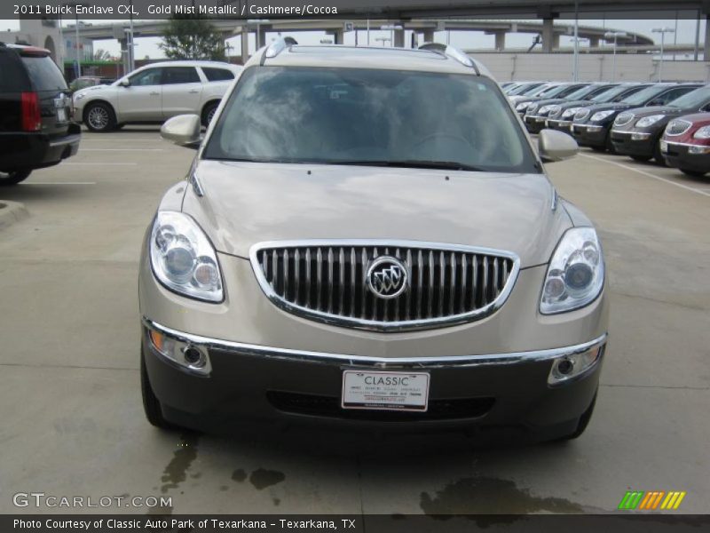 Gold Mist Metallic / Cashmere/Cocoa 2011 Buick Enclave CXL