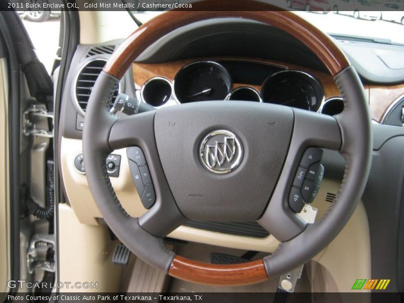 Gold Mist Metallic / Cashmere/Cocoa 2011 Buick Enclave CXL
