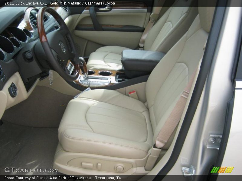 Gold Mist Metallic / Cashmere/Cocoa 2011 Buick Enclave CXL