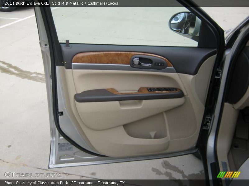 Gold Mist Metallic / Cashmere/Cocoa 2011 Buick Enclave CXL