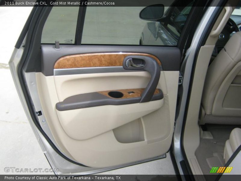 Gold Mist Metallic / Cashmere/Cocoa 2011 Buick Enclave CXL