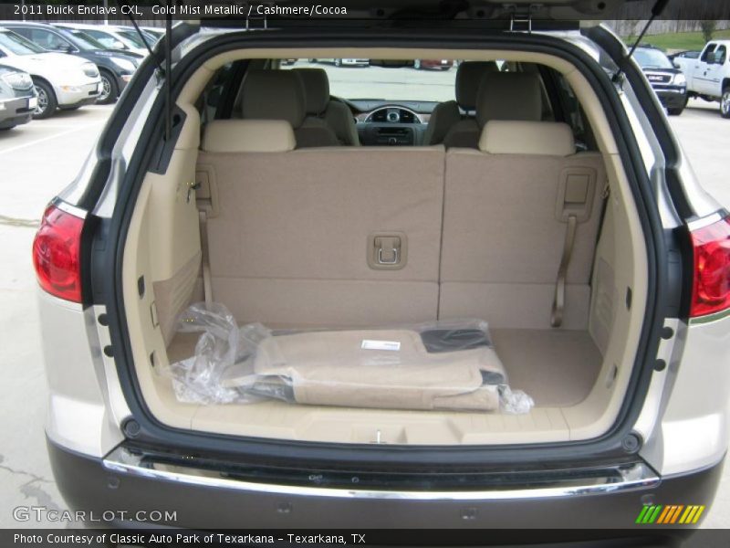 Gold Mist Metallic / Cashmere/Cocoa 2011 Buick Enclave CXL