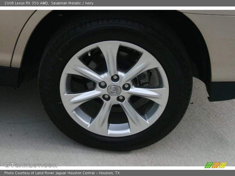 Savannah Metallic / Ivory 2008 Lexus RX 350 AWD