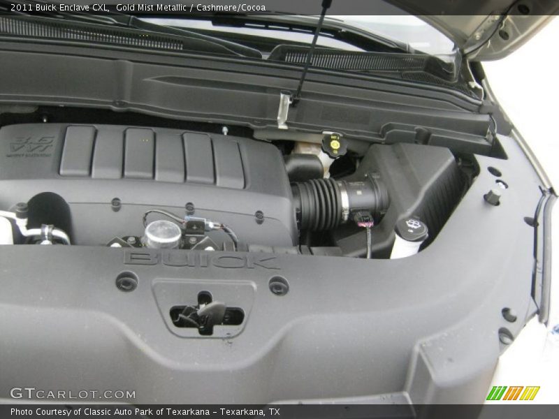 Gold Mist Metallic / Cashmere/Cocoa 2011 Buick Enclave CXL