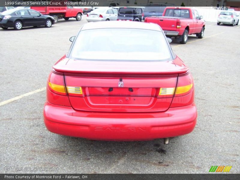 Medium Red / Gray 1999 Saturn S Series SC1 Coupe