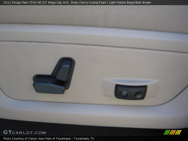 Deep Cherry Crystal Pearl / Light Pebble Beige/Bark Brown 2011 Dodge Ram 2500 HD SLT Mega Cab 4x4