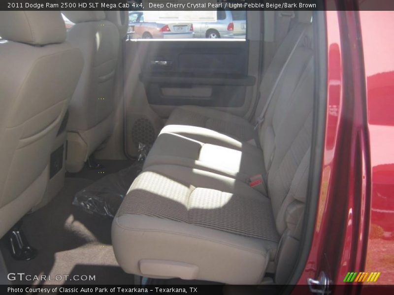 Deep Cherry Crystal Pearl / Light Pebble Beige/Bark Brown 2011 Dodge Ram 2500 HD SLT Mega Cab 4x4