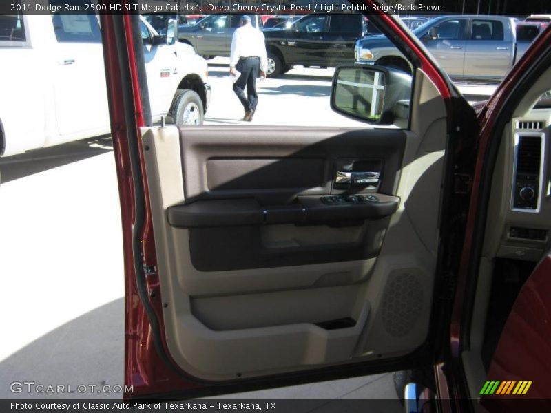 Deep Cherry Crystal Pearl / Light Pebble Beige/Bark Brown 2011 Dodge Ram 2500 HD SLT Mega Cab 4x4