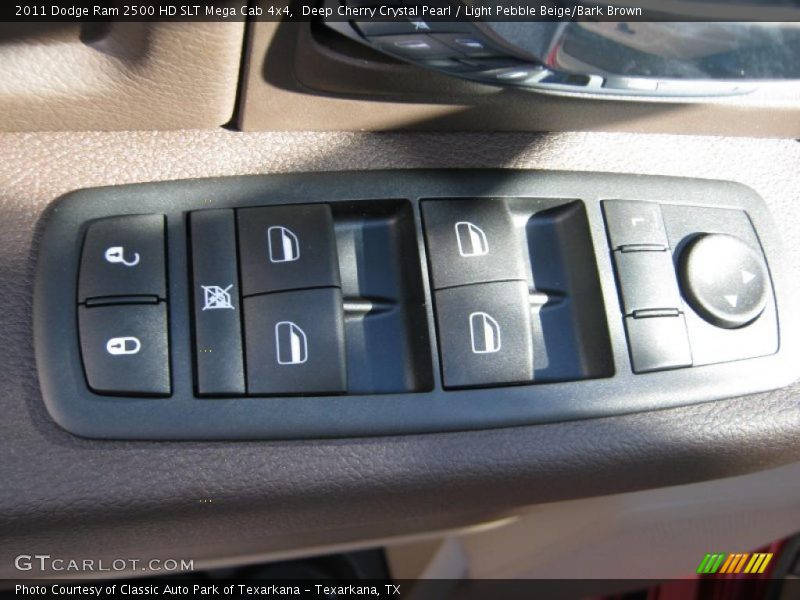 Deep Cherry Crystal Pearl / Light Pebble Beige/Bark Brown 2011 Dodge Ram 2500 HD SLT Mega Cab 4x4