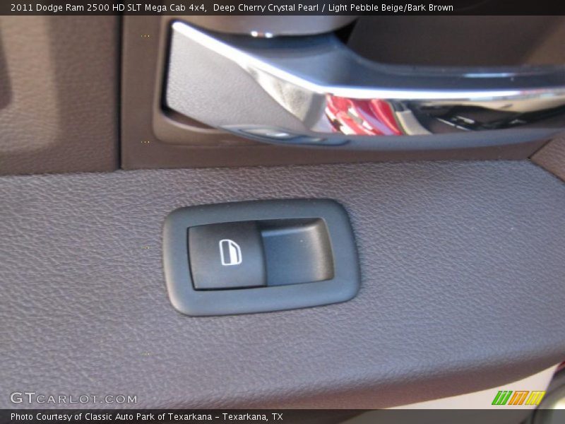 Deep Cherry Crystal Pearl / Light Pebble Beige/Bark Brown 2011 Dodge Ram 2500 HD SLT Mega Cab 4x4
