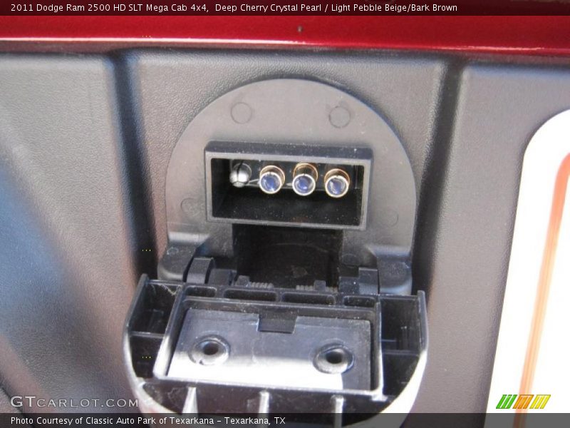 Deep Cherry Crystal Pearl / Light Pebble Beige/Bark Brown 2011 Dodge Ram 2500 HD SLT Mega Cab 4x4