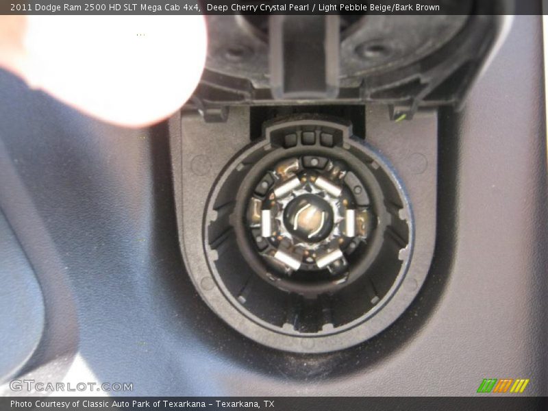 Deep Cherry Crystal Pearl / Light Pebble Beige/Bark Brown 2011 Dodge Ram 2500 HD SLT Mega Cab 4x4