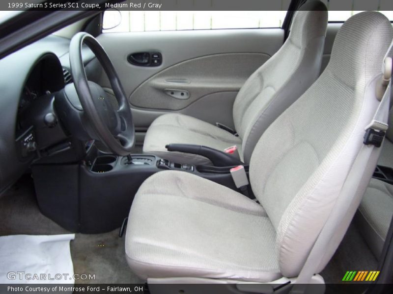 Medium Red / Gray 1999 Saturn S Series SC1 Coupe