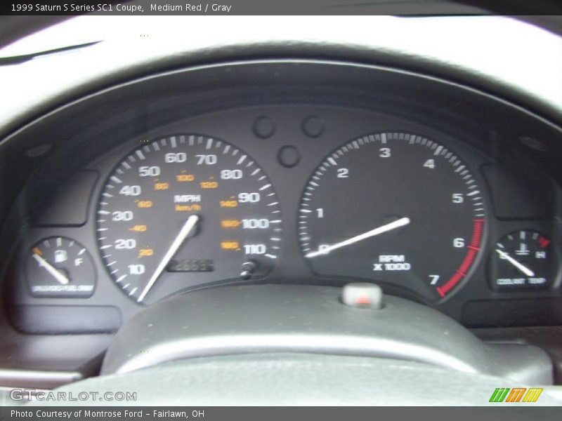 Medium Red / Gray 1999 Saturn S Series SC1 Coupe