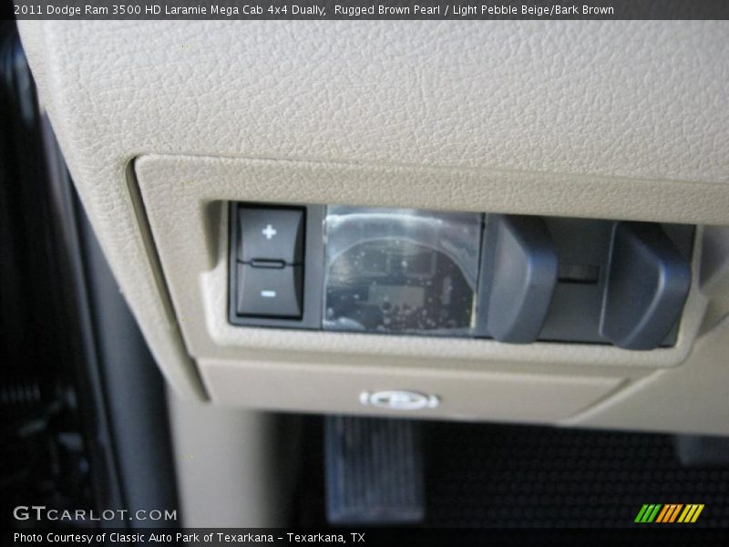 Rugged Brown Pearl / Light Pebble Beige/Bark Brown 2011 Dodge Ram 3500 HD Laramie Mega Cab 4x4 Dually