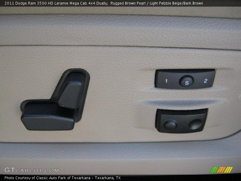 Rugged Brown Pearl / Light Pebble Beige/Bark Brown 2011 Dodge Ram 3500 HD Laramie Mega Cab 4x4 Dually