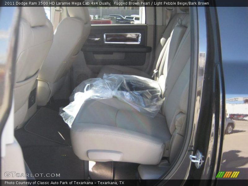 Rugged Brown Pearl / Light Pebble Beige/Bark Brown 2011 Dodge Ram 3500 HD Laramie Mega Cab 4x4 Dually