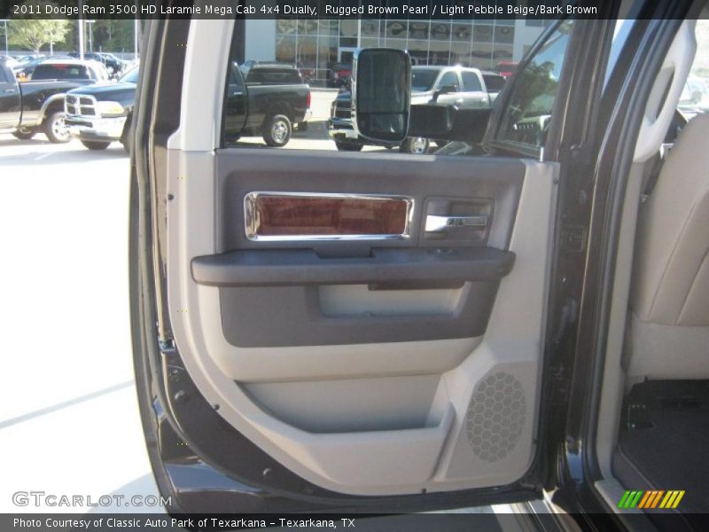 Rugged Brown Pearl / Light Pebble Beige/Bark Brown 2011 Dodge Ram 3500 HD Laramie Mega Cab 4x4 Dually