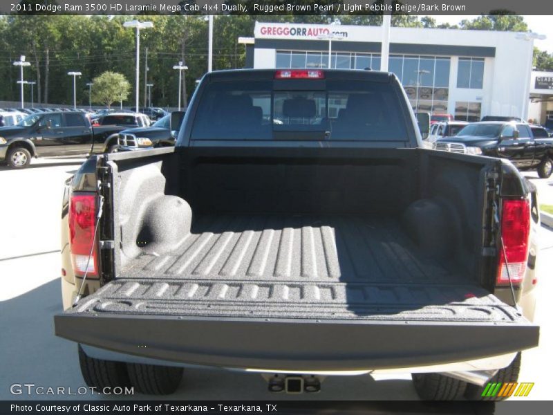 Rugged Brown Pearl / Light Pebble Beige/Bark Brown 2011 Dodge Ram 3500 HD Laramie Mega Cab 4x4 Dually