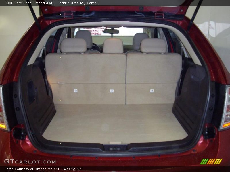 Redfire Metallic / Camel 2008 Ford Edge Limited AWD