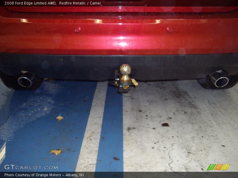 Redfire Metallic / Camel 2008 Ford Edge Limited AWD
