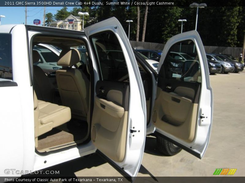  2011 Sierra 3500HD Denali Crew Cab 4x4 Dually Cocoa/Light Cashmere Interior