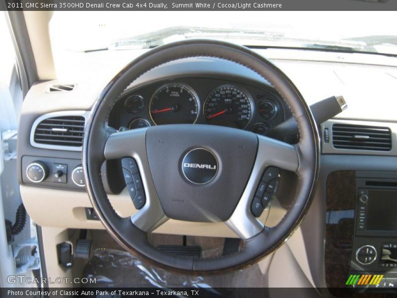  2011 Sierra 3500HD Denali Crew Cab 4x4 Dually Steering Wheel