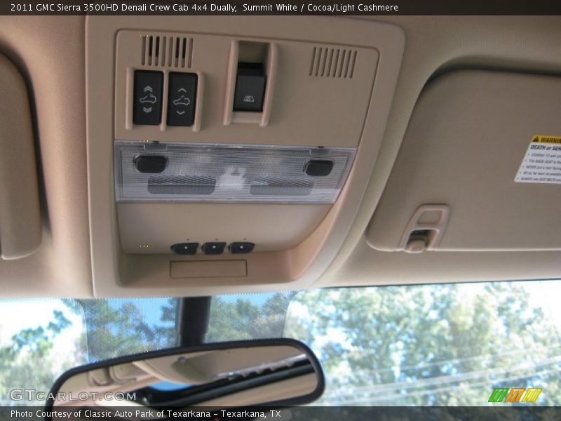 Controls of 2011 Sierra 3500HD Denali Crew Cab 4x4 Dually