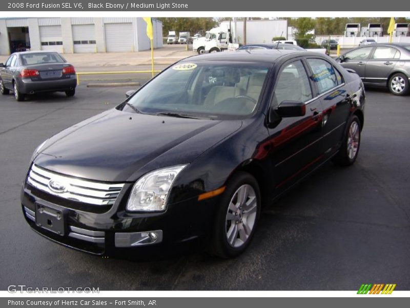 Black Ebony / Medium Light Stone 2008 Ford Fusion SEL V6