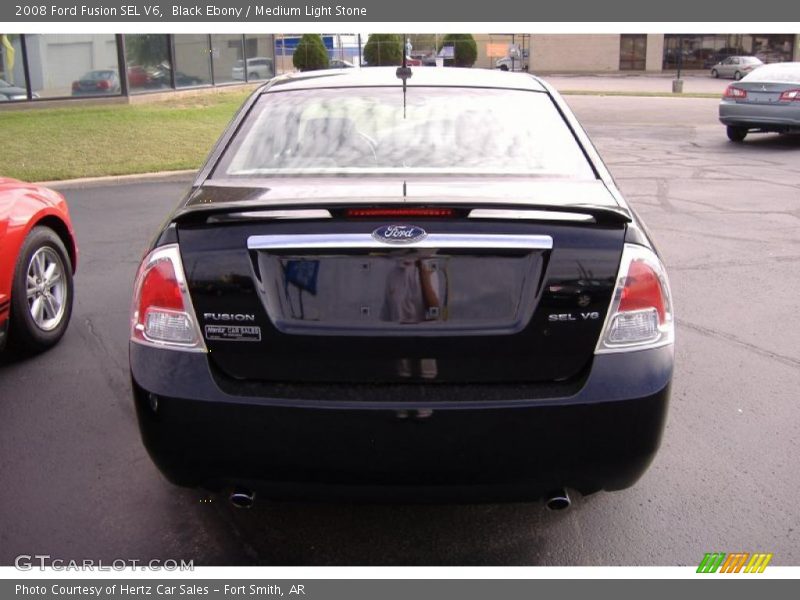 Black Ebony / Medium Light Stone 2008 Ford Fusion SEL V6