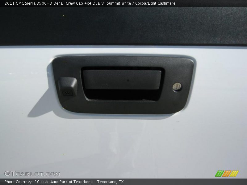 Summit White / Cocoa/Light Cashmere 2011 GMC Sierra 3500HD Denali Crew Cab 4x4 Dually