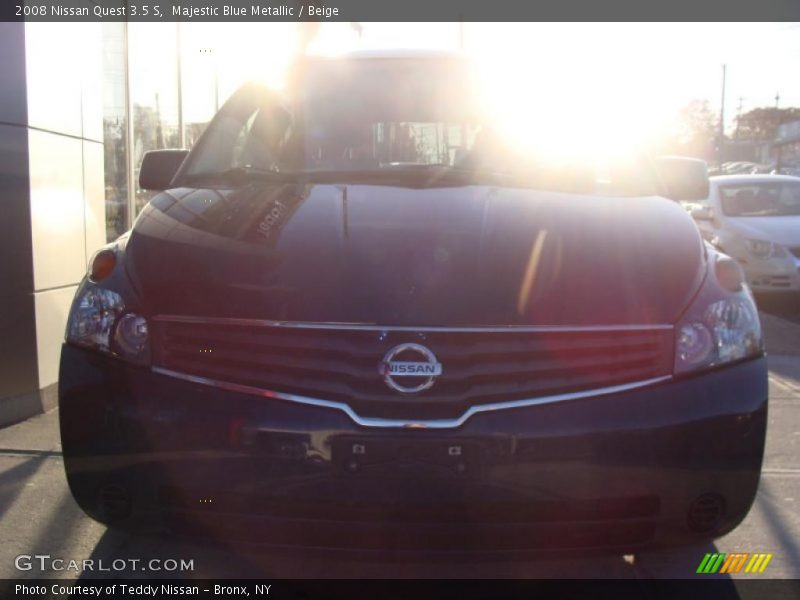 Majestic Blue Metallic / Beige 2008 Nissan Quest 3.5 S