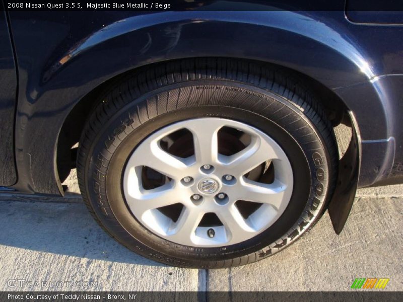 Majestic Blue Metallic / Beige 2008 Nissan Quest 3.5 S