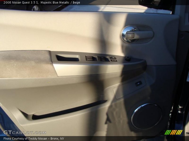 Majestic Blue Metallic / Beige 2008 Nissan Quest 3.5 S