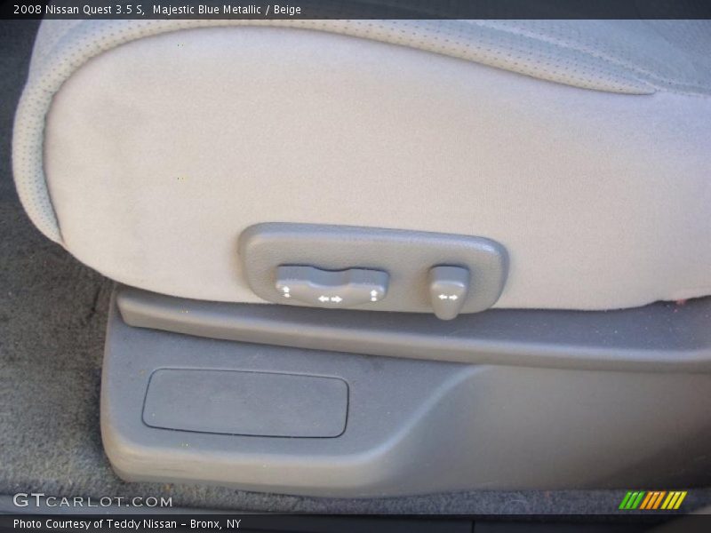 Majestic Blue Metallic / Beige 2008 Nissan Quest 3.5 S